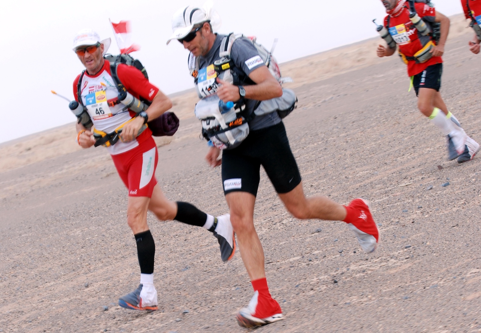 Cesare Sciarra alla Marathon des Sables nel Sahara